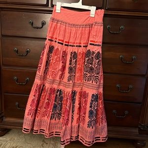Bloomingprint by Anthropologie maxi skirt